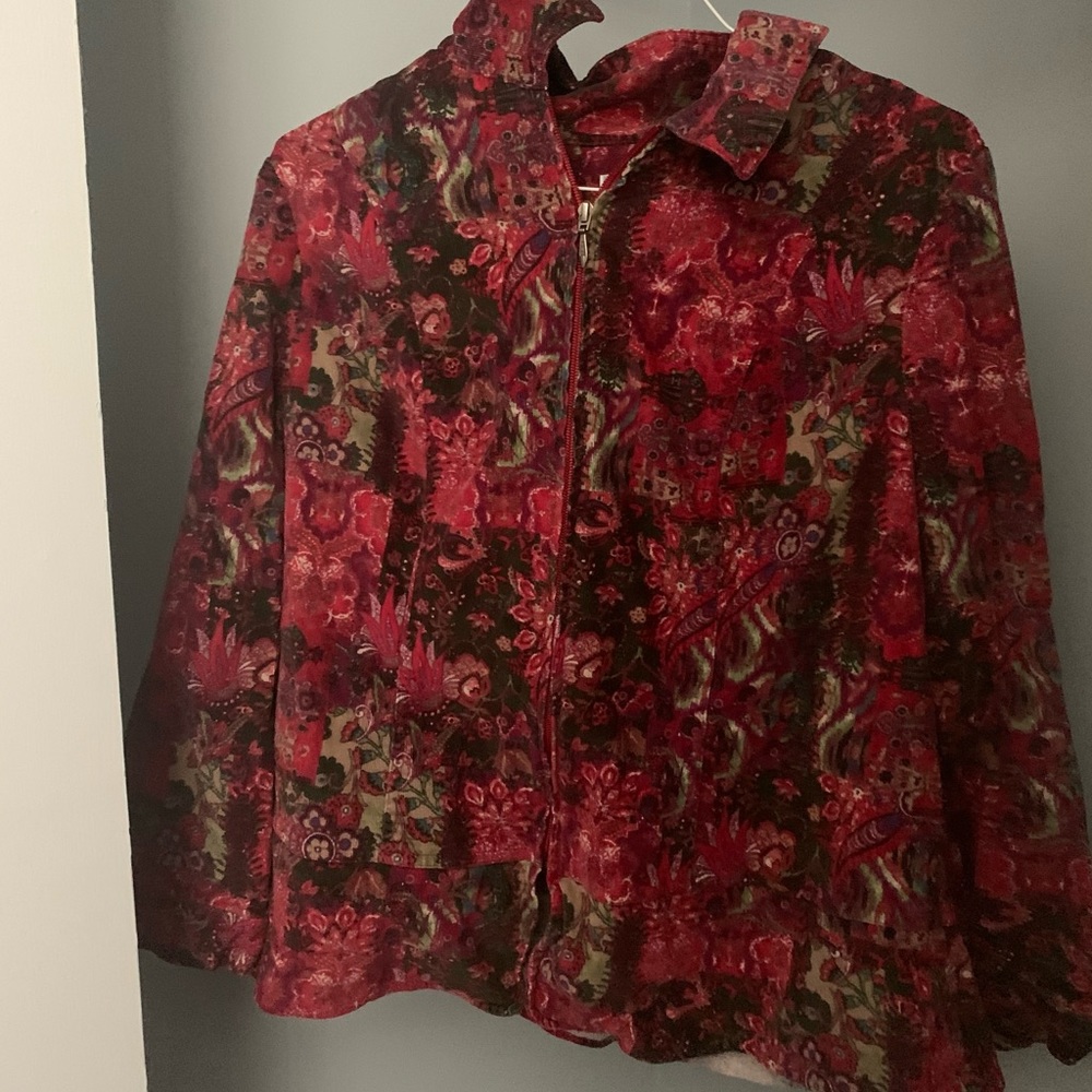 vintage floral jacket